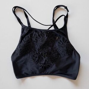 Billabong high neck black top